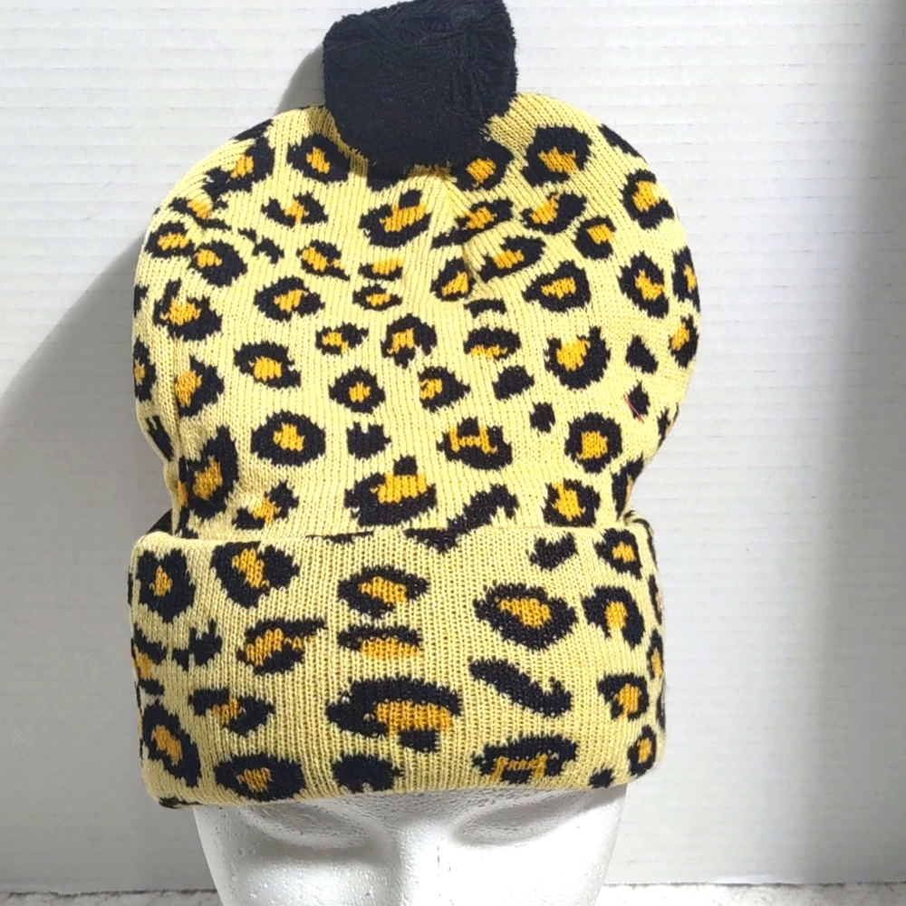 CUGLOG Leopard Knit Cap